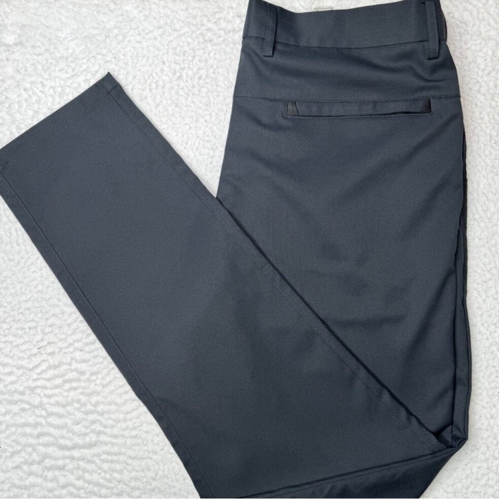 Jack Archer Jetsetter Pants Mens 33 X 30 (34" X 28 1/4") Space Black Chino Golf